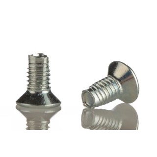 RS PRO Bright Zinc Steel Countersunk Head Pozidriv Self-Tapping Screw 6 mm M3 482-7764