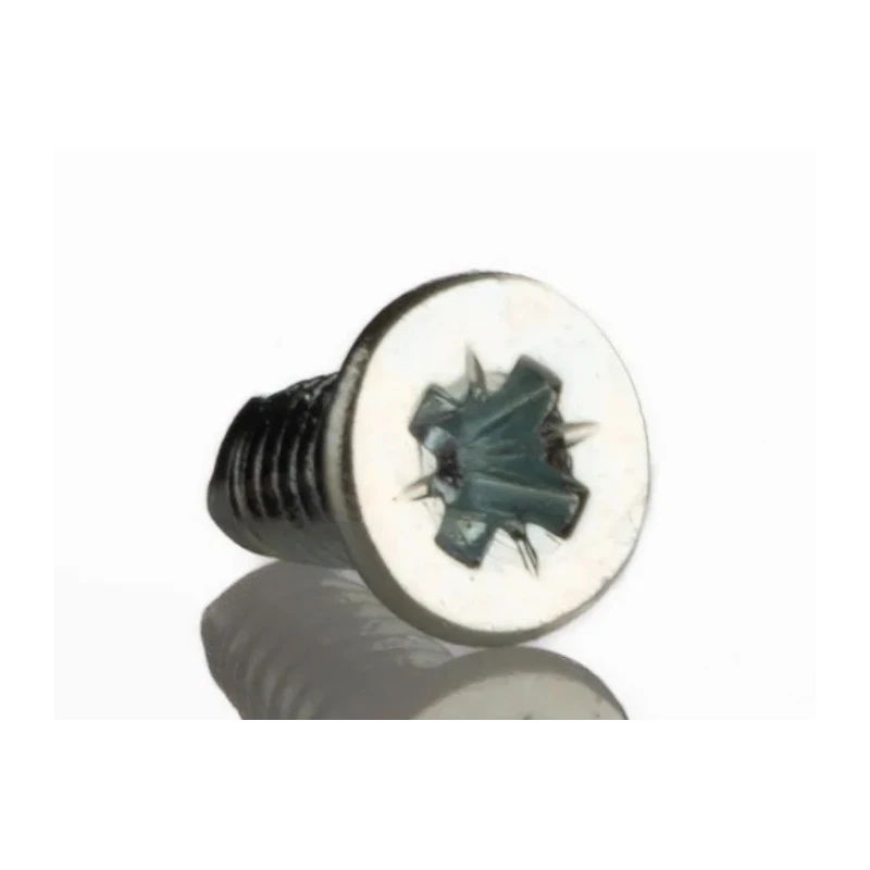 RS PRO Bright Zinc Steel Countersunk Head Pozidriv Self-Tapping Screw 6 mm M3 482-7764