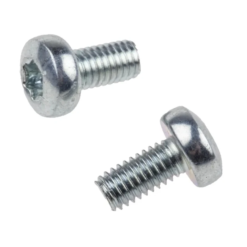 RS PRO Pan Head Steel Tamper-Proof Machine Screw M3 x 6 mm Torx Drive Passivated Zinc Plated 482-7893