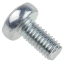 RS PRO Pan Head Steel Tamper-Proof Machine Screw M3 x 6 mm Torx Drive Passivated Zinc Plated 482-7893