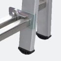 TUBESCA Aluminium 3 Section Aluminium Ladder Extended Height 5.13m Load Capacity 150kg Model 01253008