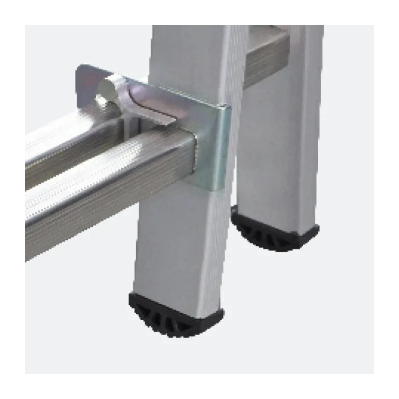 TUBESCA Aluminium 3 Section Aluminium Ladder Extended Height 5.13m Load Capacity 150kg Model 01253008