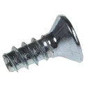 RS PRO Bright Zinc Steel Countersunk Head Self-Tapping Screw 9 mm Length Thread Size 6 482-8098