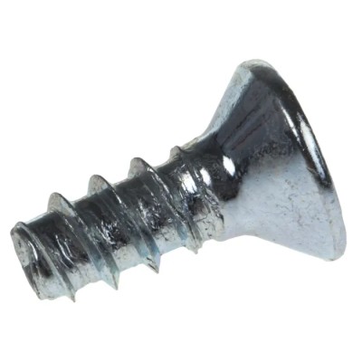 RS PRO Bright Zinc Steel Countersunk Head Self-Tapping Screw 9 mm Length Thread Size 6 482-8098