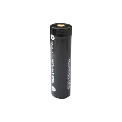 Nightsearcher Rechargeable 3.7 V Torch Battery 2600mAh USB Integrated Charging Port BA18650-USB
