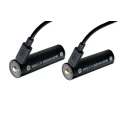Nightsearcher Rechargeable 3.7 V Torch Battery 2600mAh USB Integrated Charging Port BA18650-USB