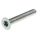 RS PRO Bright Zinc Steel Countersunk Tamper Proof Security Screw, M3 x 20 mm 482-8149