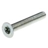 RS PRO Bright Zinc Steel Countersunk Tamper Proof Security Screw, M3 x 20 mm 482-8149