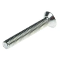 RS PRO Bright Zinc Steel Countersunk Tamper Proof Security Screw, M3 x 20 mm 482-8149