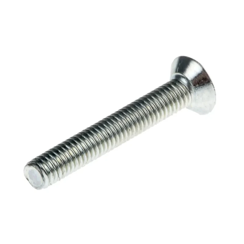 RS PRO Bright Zinc Steel Countersunk Tamper Proof Security Screw, M3 x 20 mm 482-8149
