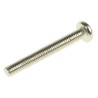 RS PRO Slot Pan Brass Machine Screw Nickel Plated 20 mm M2.5 482-8492
