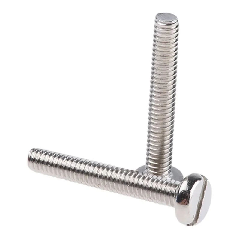 RS PRO Nickel Plated Brass Slot Pan Head Machine Screw 25 mm M2.5 482-8509