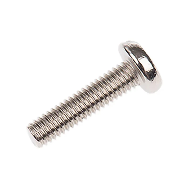 RS PRO Nickel Plated Brass Slot Pan Head Machine Screw M3 Thread 12mm Length 482-8521