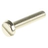 RS PRO Nickel Plated Brass Slot Pan Head Machine Screw M3 Thread 16 mm Length 482-8537