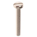 RS PRO Slot Pan Brass Machine Screw Nickel Plated 20 mm M3 482-8543