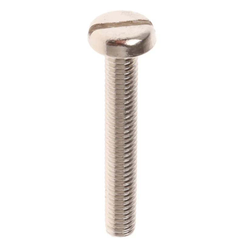 RS PRO Slot Pan Brass Machine Screw Nickel Plated 20 mm M3 482-8543