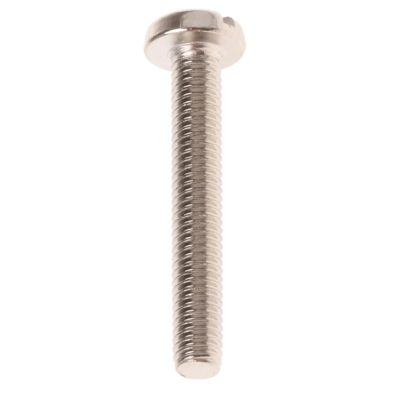 RS PRO Slot Pan Brass Machine Screw Nickel Plated 20 mm M3 482-8543