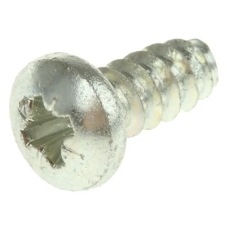 RS PRO Bright Zinc Steel Pan Head Self-Tapping Screw 13 mm Thread Size 10 482-8082