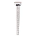 RS PRO Slot Pan Nickel Plated Brass Machine Screw 30 mm M3 482-8571
