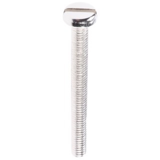 RS PRO Slot Pan Nickel Plated Brass Machine Screw 30 mm M3 482-8571