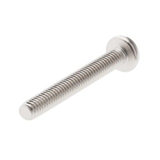 RS PRO Nickel Plated Brass Slot Pan Head Machine Screw M4 30 mm 482-8694