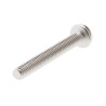 RS PRO Nickel Plated Brass Slot Pan Head Machine Screw M4 30 mm 482-8694