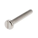 RS PRO Nickel Plated Brass Slot Pan Head Machine Screw M4 30 mm 482-8694