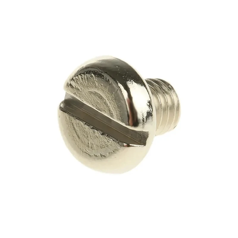 RS PRO Nickel Plated Brass Slot Pan Head Machine Screw M5 Thread 6 mm Length 482-8723