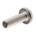 RS PRO Nickel Plated Brass Slot Pan Head Machine Screw M5 Thread 16 mm Length 482-8745