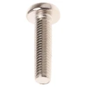 RS PRO Slot Pan Nickel Plated Brass Machine Screw M5 20 mm 482-8751
