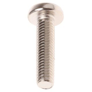 RS PRO Slot Pan Nickel Plated Brass Machine Screw M5 20 mm 482-8751