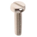 RS PRO Slot Pan Nickel Plated Brass Machine Screw M5 20 mm 482-8751