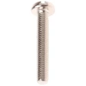 RS PRO Nickel Plated Brass Slot Pan Head Machine Screw M5 x 30 mm 482-8773
