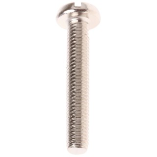 RS PRO Nickel Plated Brass Slot Pan Head Machine Screw M5 x 30 mm 482-8773