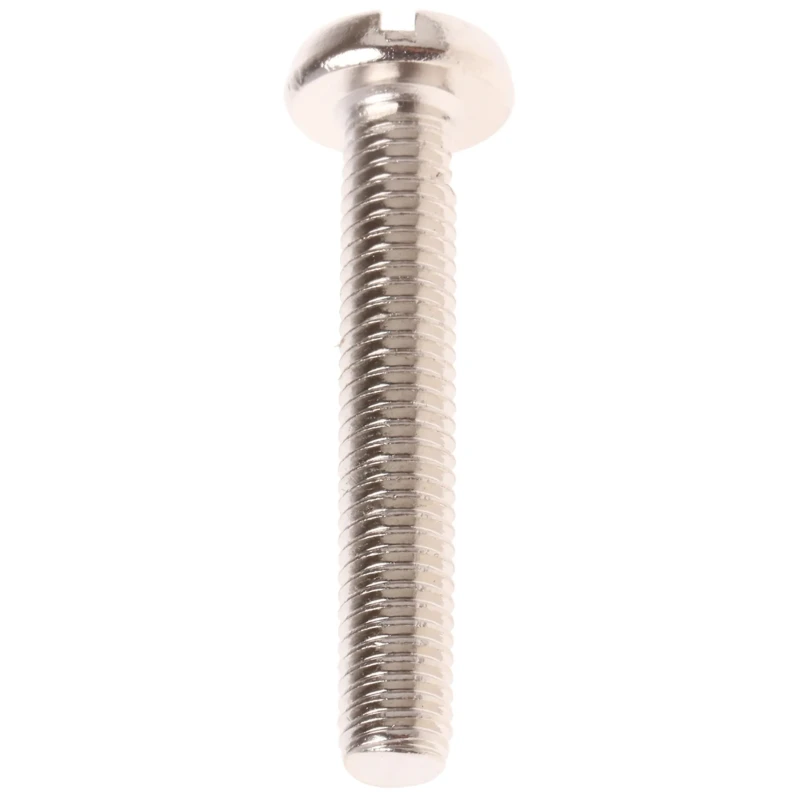 RS PRO Nickel Plated Brass Slot Pan Head Machine Screw M5 x 30 mm 482-8773