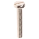 RS PRO Nickel Plated Brass Slot Pan Head Machine Screw M5 x 30 mm 482-8773