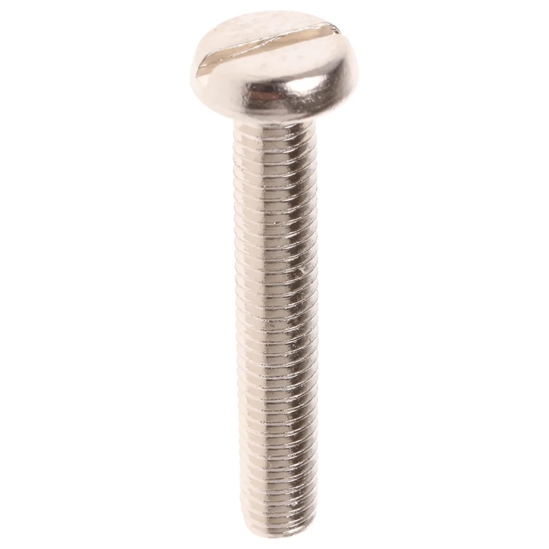 RS PRO Nickel Plated Brass Slot Pan Head Machine Screw M5 x 30 mm 482-8773