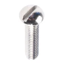 RS PRO Slot Round Brass Machine Screw Nickel Plated 25.4 mm Length 6BA Thread 482-8925