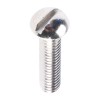RS PRO Slot Round Brass Machine Screw Nickel Plated 25.4 mm Length 6BA Thread 482-8925