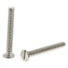 RS PRO Slot Countersunk Brass Machine Screw M2.5, 20 mm Length, Nickel Finish 482-9170