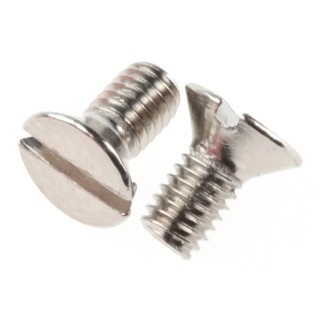 RS PRO Slot Countersunk Brass Machine Screw 6 mm M3 482-9186