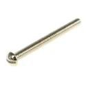 RS PRO Slot Round Nickel Plated Brass Machine Screw 4BA Thread 38.50 in 482-9007
