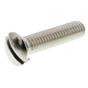RS PRO Slot Raised Countersunk Brass Machine Screw M3.5 16 mm Nickel Finish 482-9546