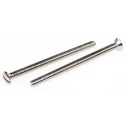 RS PRO Slot Raised Countersunk Brass Machine Screw M3.5 50 mm Nickel Finish 482-9619