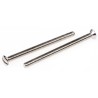 RS PRO Slot Raised Countersunk Brass Machine Screw M3.5 50 mm Nickel Finish 482-9619