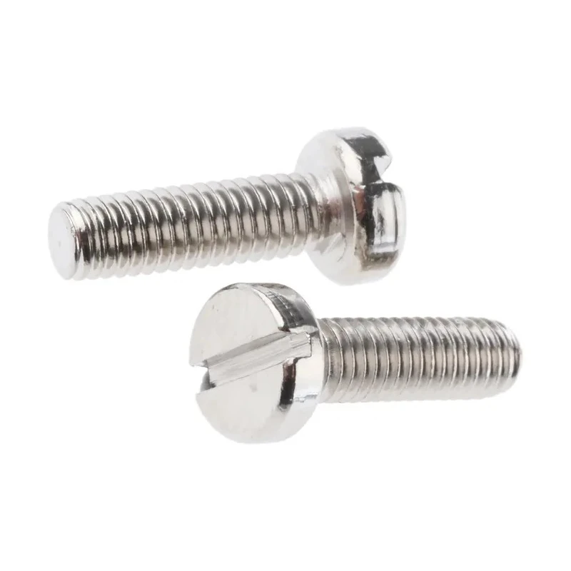 RS PRO Slot Cheese Brass Machine Screw Nickel Plated 10 mm M3 482-9760