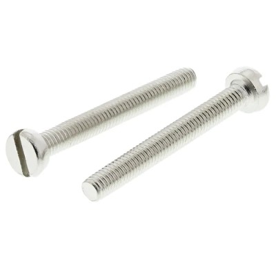 RS PRO Slot Cheese Brass Machine Screw Nickel Plated 25 mm M3 482-9811