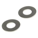 RS PRO Brass Nickel Plated Plain Washers M3.5 DIN 125A 0.50mm Thickness 483-0647