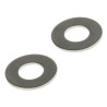 RS PRO Brass Nickel Plated Plain Washers M3.5 DIN 125A 0.50mm Thickness 483-0647