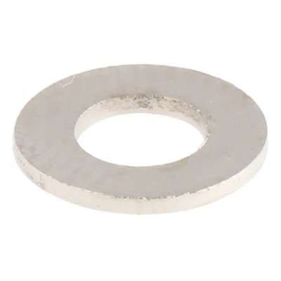 RS PRO Brass Nickel Plated Washers, M4, DIN 125A 483-0653
